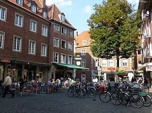 In der Innenstadt von Münster
